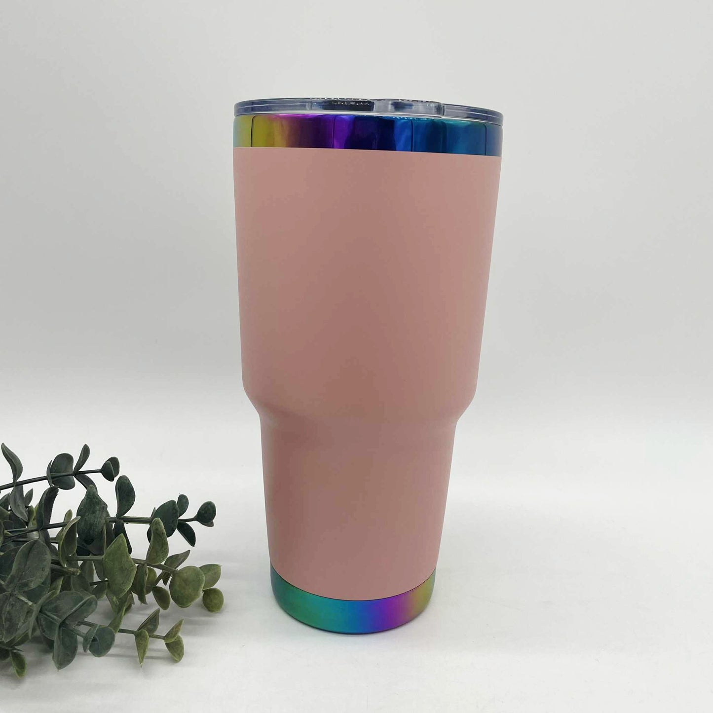 30oz Curve Rainbow Plated Tumbler
