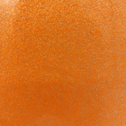 Orange - Neon Glitter Cast Acrylic Sheets 1041