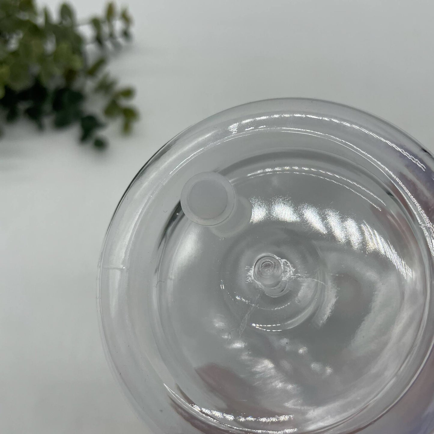 Acrylic 16oz Snow Globe Tumbler