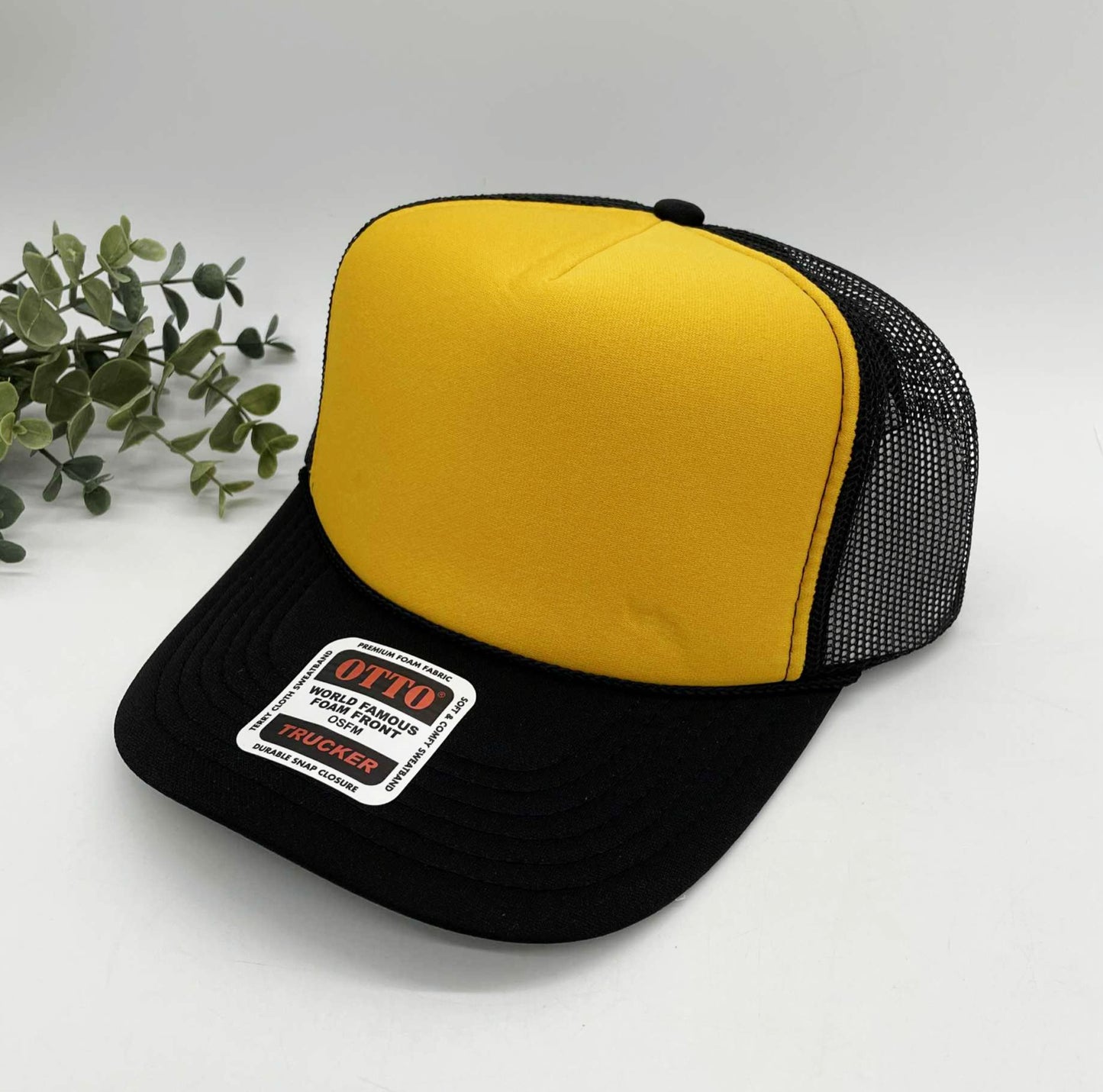OTTO 5 Panel Foam Front High Crown Trucker 39-165 - INSTOCK