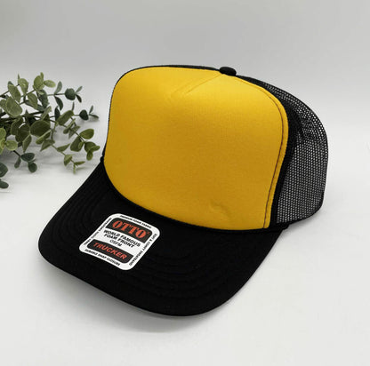OTTO 5 Panel Foam Front High Crown Trucker 39-165 - INSTOCK