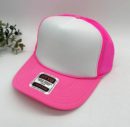 OTTO 5 Panel Foam Front High Crown Trucker 39-165 - INSTOCK