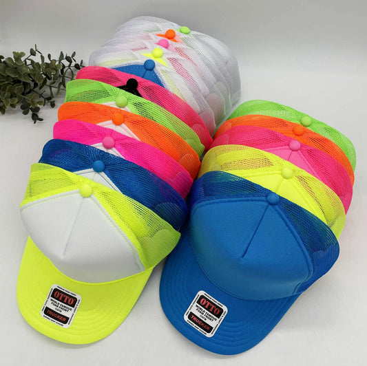 OTTO 5 Panel Foam Front High Crown Trucker 39-165 - INSTOCK