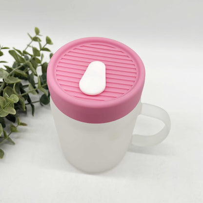 Frosted Mason Jar with Silicone Lid for Sublimation