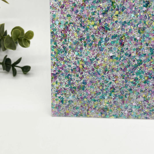 Pastel Party - Chunky Mix Cast Acrylic Sheets 1087