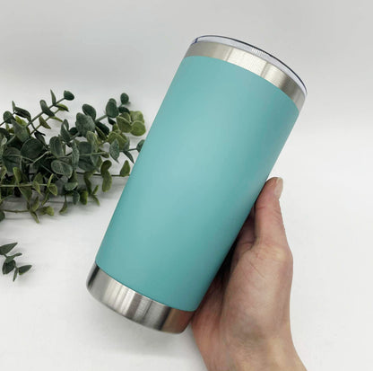 20oz Stainless Steel Car Tumbler – Engraving Ready