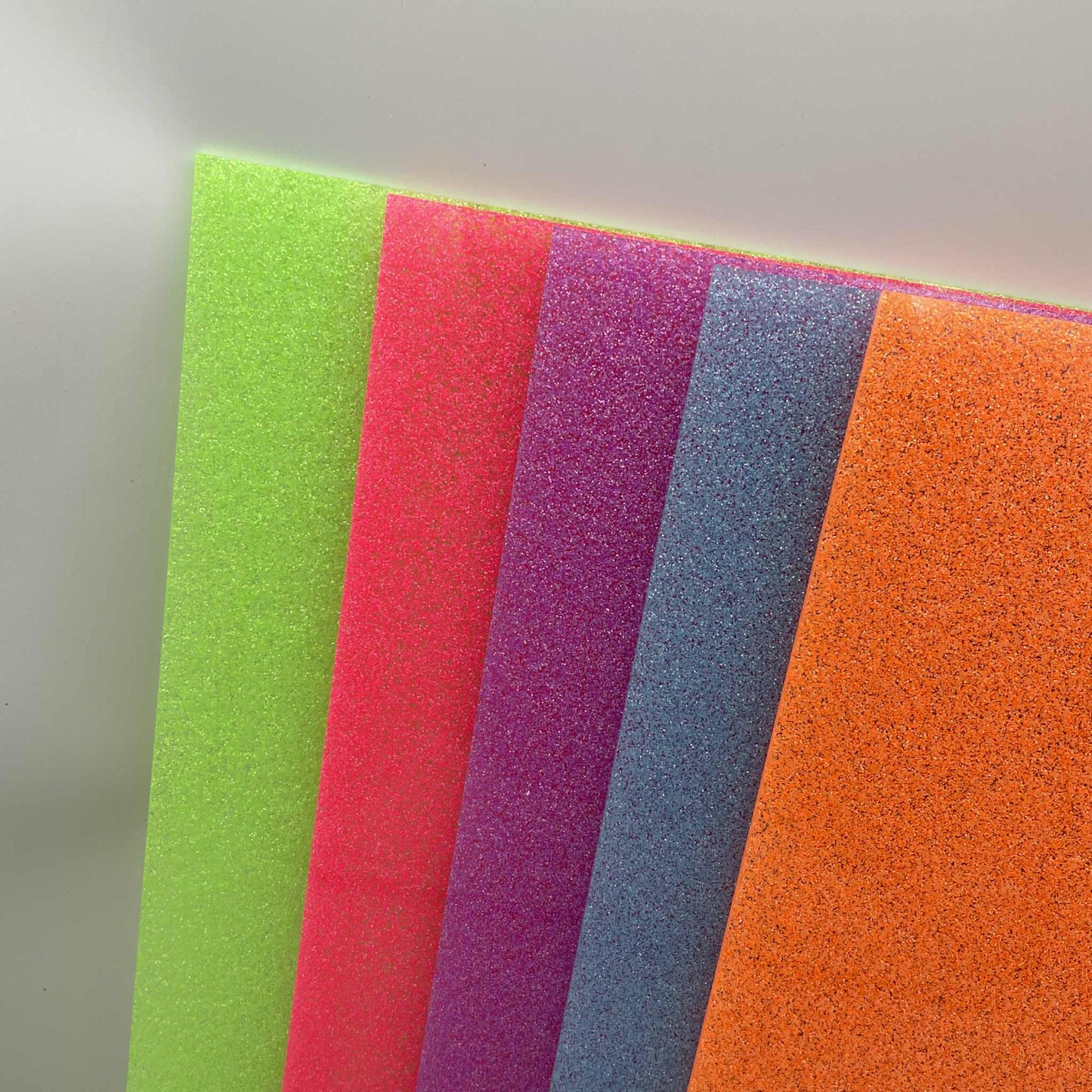 Blue - Neon Glitter Cast Acrylic Sheets 1042