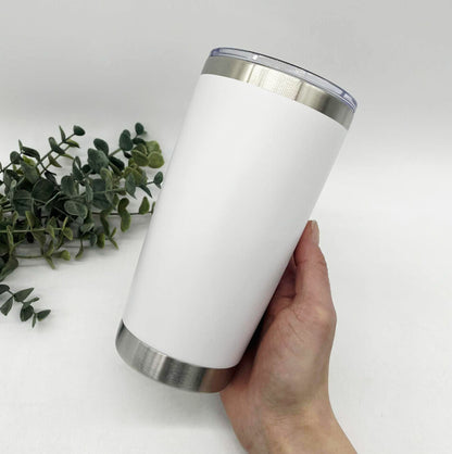 20oz Stainless Steel Car Tumbler – Engraving Ready