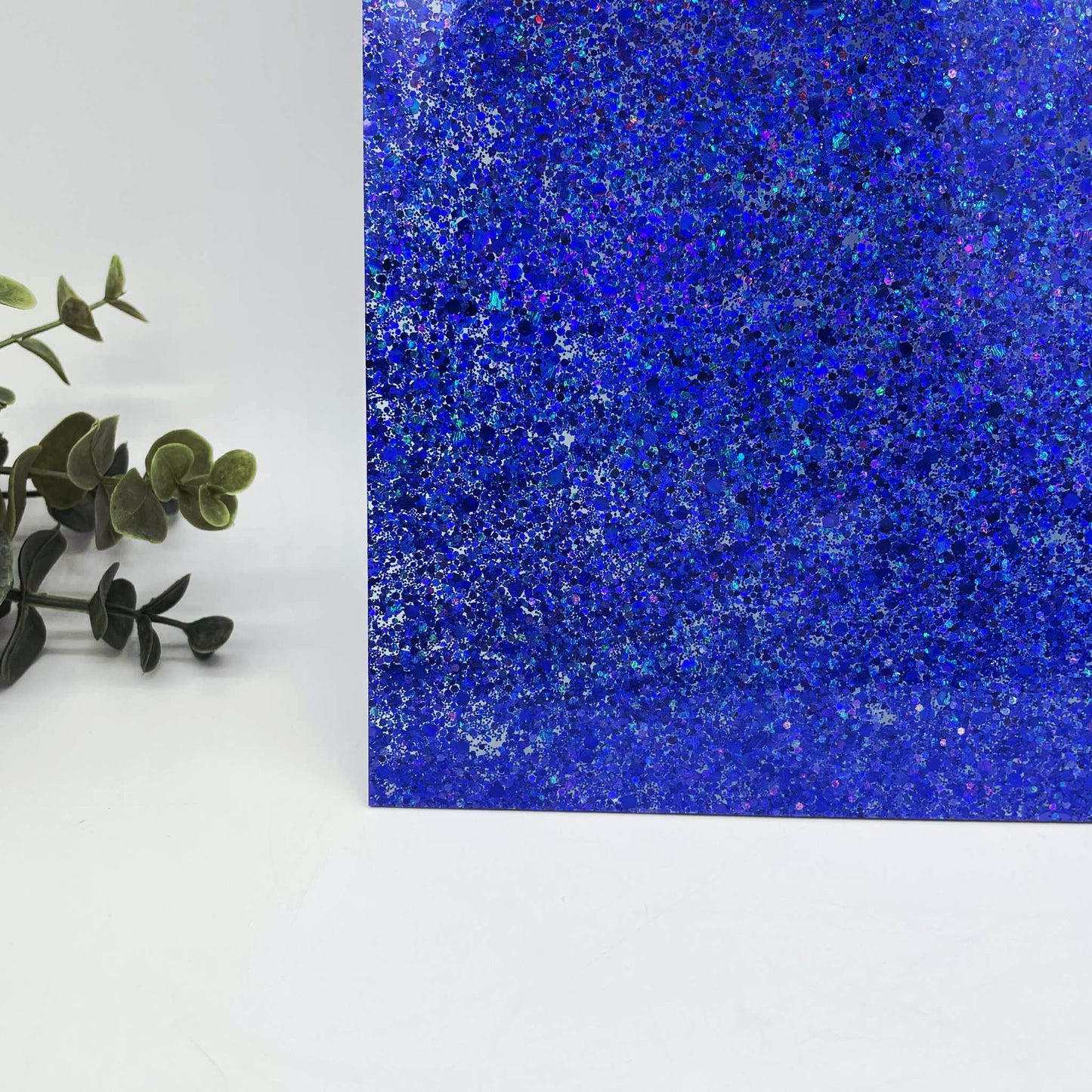 Sapphire - Chunky Iridescent Mix Cast Acrylic Sheets 1080
