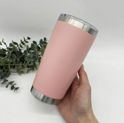 20oz Stainless Steel Car Tumbler – Engraving Ready