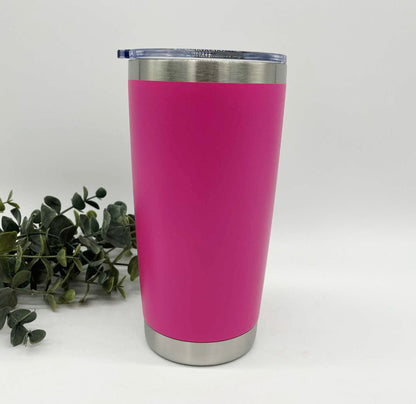 20oz Stainless Steel Car Tumbler – Engraving Ready
