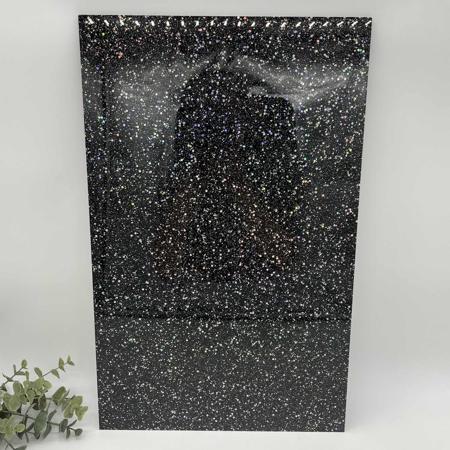 Black - Sugared Cast Acrylic Sheets 1030
