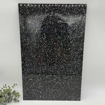 Black - Sugared Cast Acrylic Sheets 1030