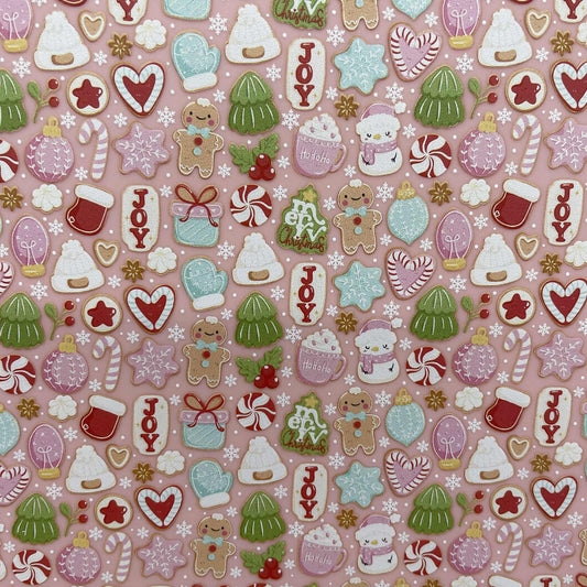 Pink Sugar Candy - Printed Cast Acrylic Sheets 1005