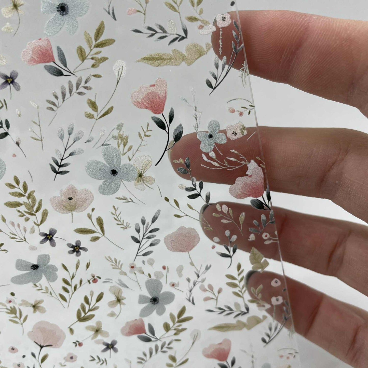 Watercolour Flowers - Printed Cast Acrylic Sheets 1002