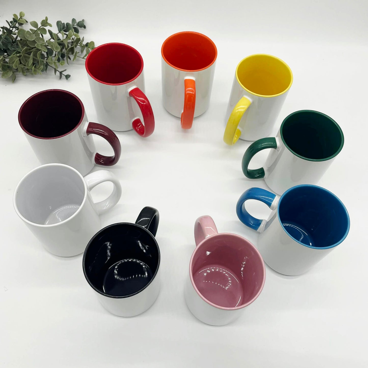 Coloured Inside/Handle 15oz Sublimation Mug