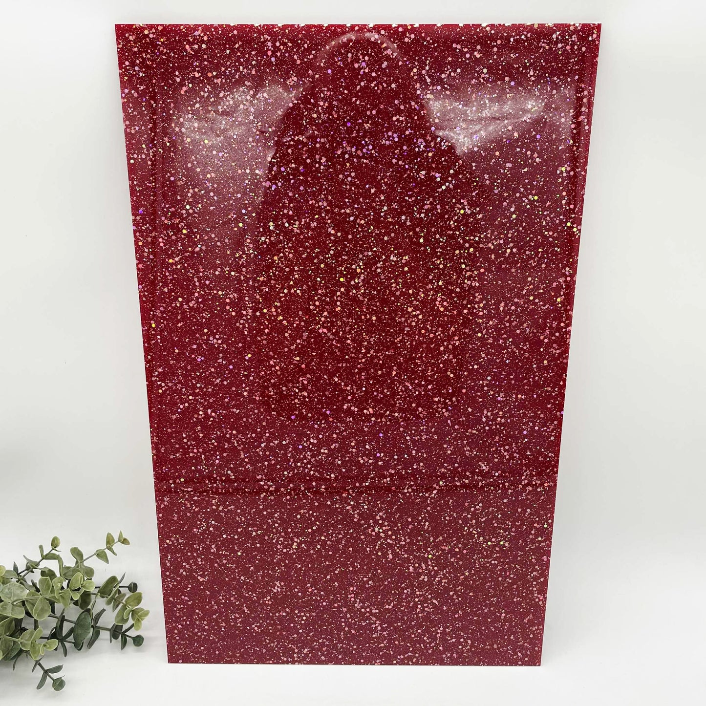 Burgundy - Sugared Cast Acrylic Sheets 1027