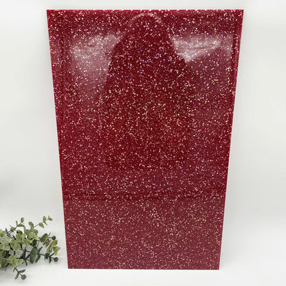 Burgundy - Sugared Cast Acrylic Sheets 1027