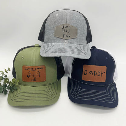 Fathers Day Custom Writing Hats
