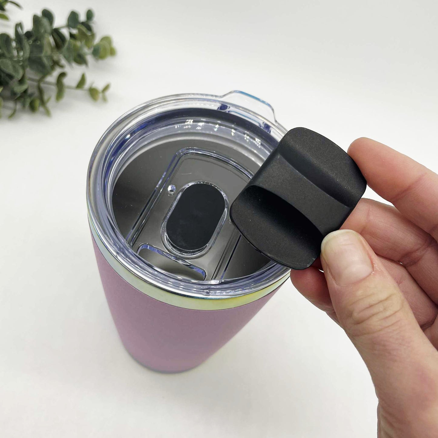 20oz Rainbow Ion Plated Stainless Steel Car Tumbler – Engraving Ready