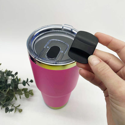 30oz Curve Rainbow Plated Tumbler
