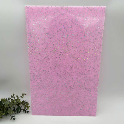 Pink - Sugared Cast Acrylic Sheets 1026