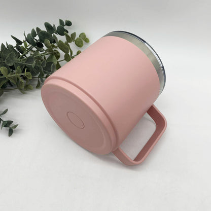 14oz Stacking Powder Coated Camp Cups with Magnetic Lid