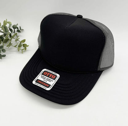 OTTO 5 Panel Foam Front High Crown Trucker 39-165 - INSTOCK