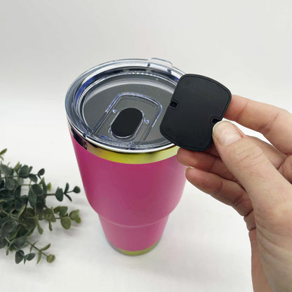 30oz Curve Rainbow Plated Tumbler