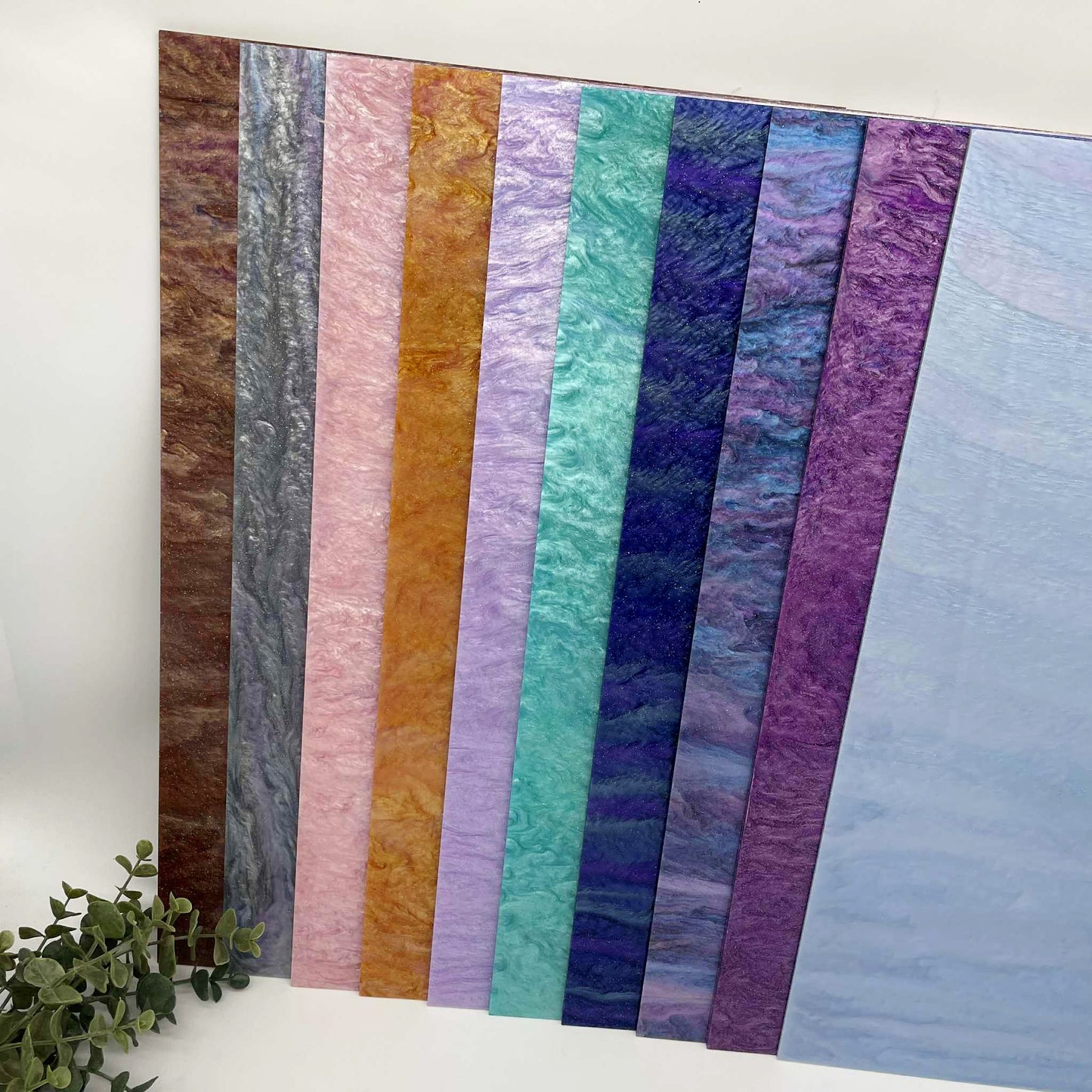 Creamsicles  - Galaxy Cast Acrylic Sheets 1078