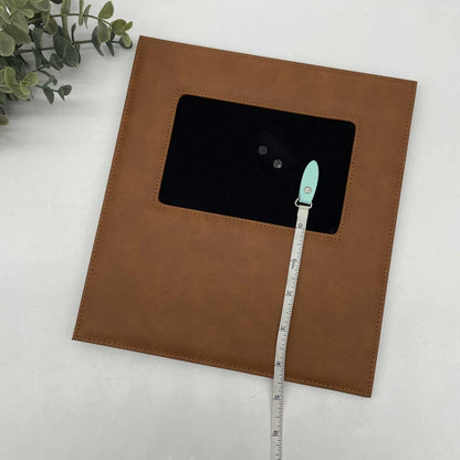 Engravable Leatherette Photo Frame
