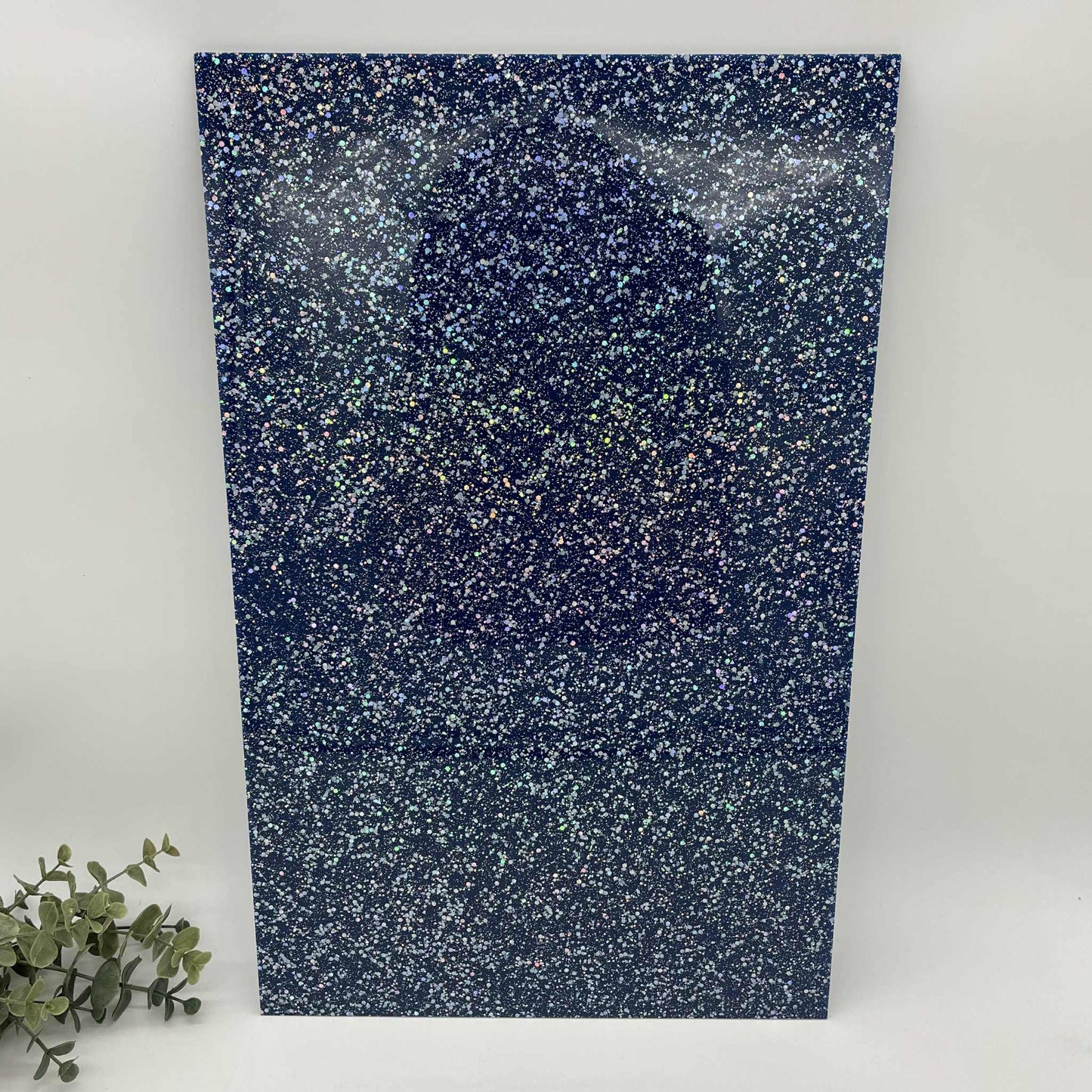 Navy - Sugared Cast Acrylic Sheets 1028