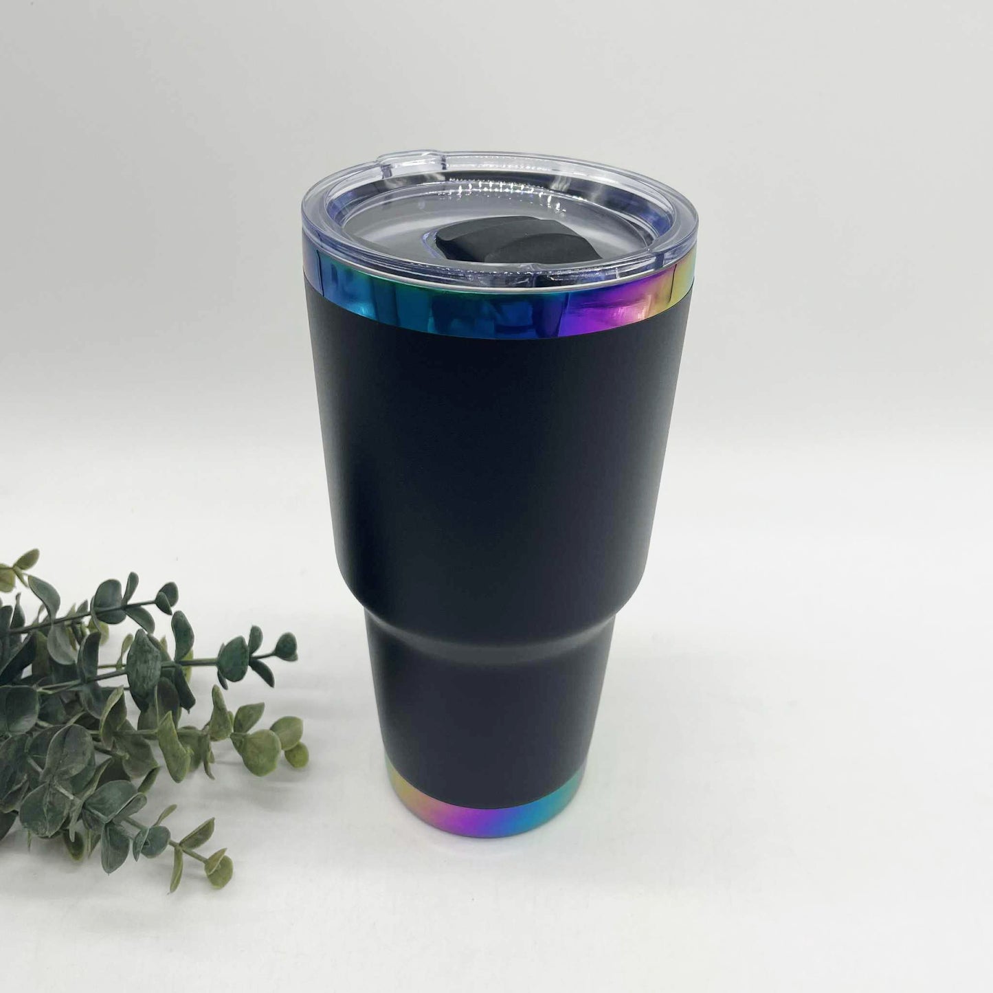 30oz Curve Rainbow Plated Tumbler
