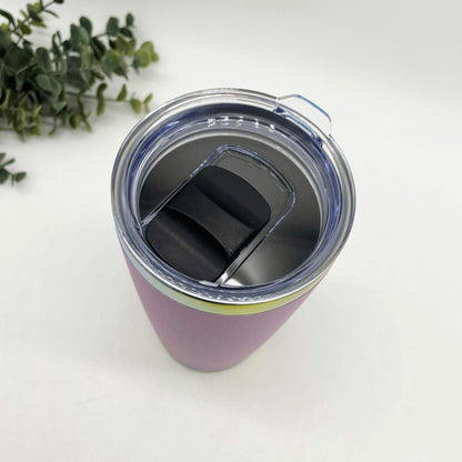 20oz Rainbow Ion Plated Stainless Steel Car Tumbler – Engraving Ready