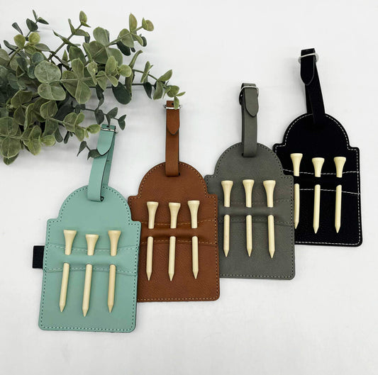 Engravable Golf Tag & Tee Holder
