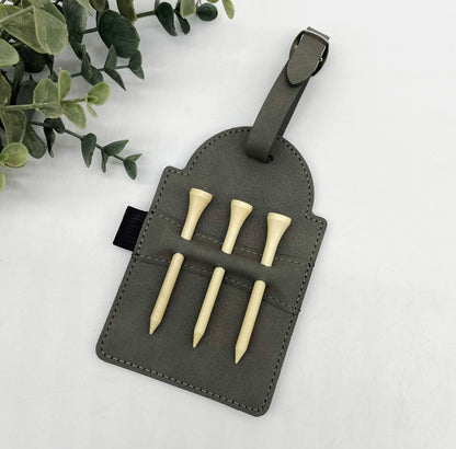 Engravable Golf Tag & Tee Holder