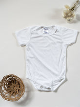 Load image into Gallery viewer, Baby Onesie 100% Polyester For Sublimation - In Stock White / 0-3

