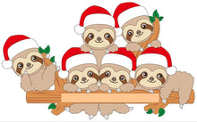 Load image into Gallery viewer, Sloth Family - Polyresin Christmas Ornaments
