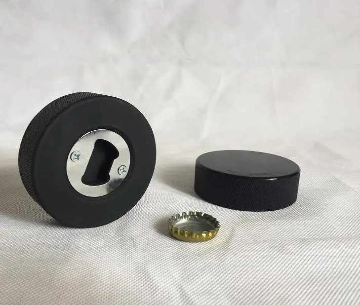 Hockey Puck Bottle Opener for Sublimation