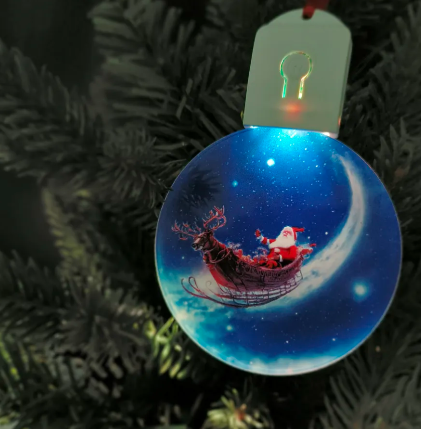 Light Up Acrylic LED Ornament