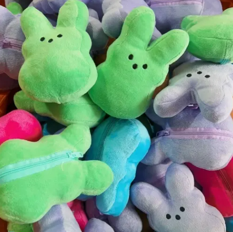 Plush Easter Peeps with Zipper