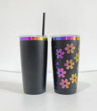 20oz Rainbow Plated Car Tumbler - PRE-ORDER