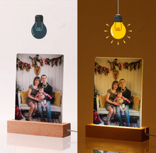 Load image into Gallery viewer, Portrait Rectangle LED Acrylic Photo Frame Sign for Sublimation
