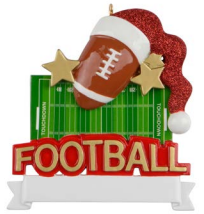 Football - Polyresin Christmas Ornaments - Pre-Order