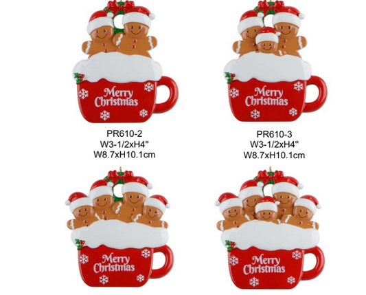 Gingerbread Cocoa Polyresin Ornament - PRE-ORDER