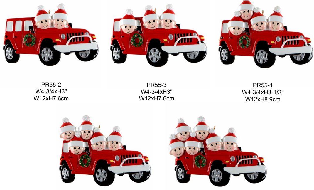 Family Trip Polyresin Ornament - PRE-ORDER ETA Mid-Late October (Copy)