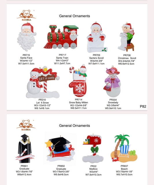 Christmas Ornament Catalog - PRE-ORDER