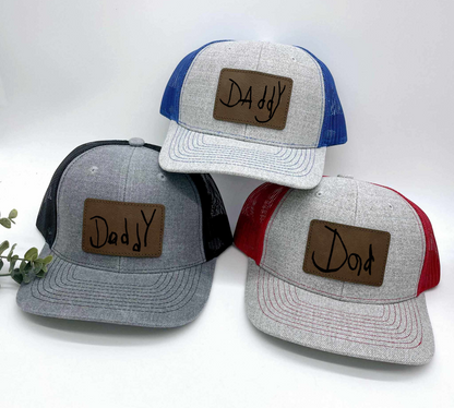 Fathers Day Custom Writing Hats