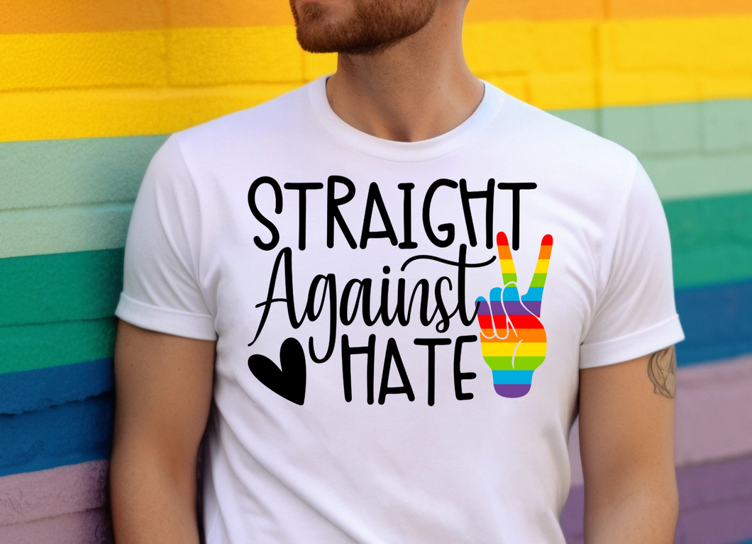 Straight Against Hate DTF Transfer - 1183