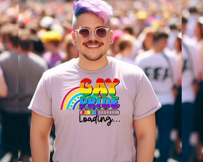 Gay Pride Loading DTF Transfer - 1153